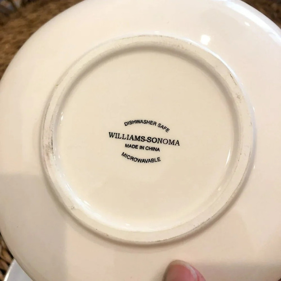 Williams-Sonoma White Small Canope Liquor Dessert Plates - Picture 5 of 6